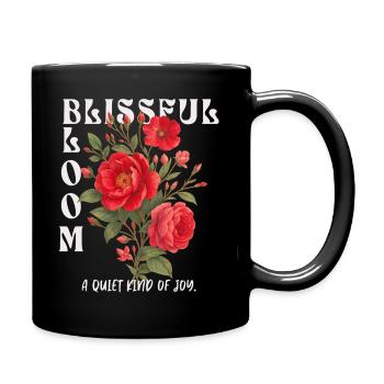 Blissful Bloom – Paix et beauté combinées - Mug uni - noir - Droite