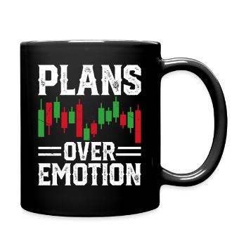 Stock Exchange Trading Crypto Stock Market Chart - Full Colour Mug - black - Right