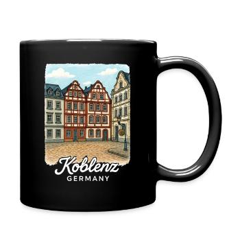 Koblenz - Full Colour Mug - black - Right