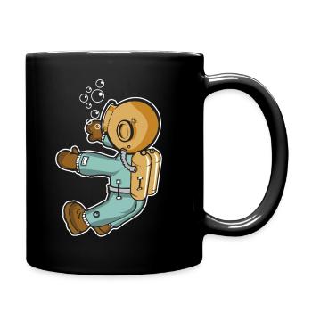 Plonger - Mug uni - noir - Droite