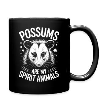 Opossum Saying Possum Rat Funny Opossum Gift - Full Colour Mug - black - Right