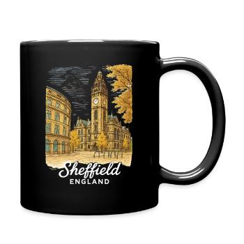 Sheffield, England - Full Colour Mug - black - Right