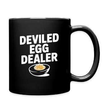 Marchand d’œufs farcis - Mug uni - noir - Droite