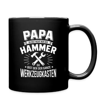 Dad Hammer Tool Hero - Full Colour Mug - black - Right
