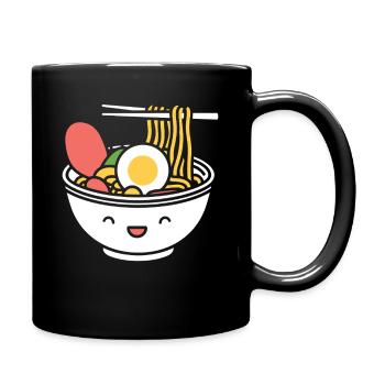 Ramen - Tasse einfarbig - Schwarz - Rechts