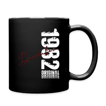 44e anniversaire Original Décembre Né en 1982 - Mug uni - noir - Droite