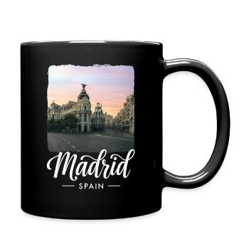 Madrid - Tasse einfarbig - Schwarz - Rechts