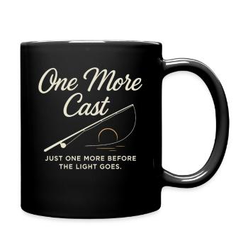 Ein Letzter Wurf Vor Sonnenuntergang - Tasse einfarbig - Schwarz - Rechts