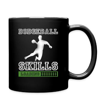 Dodgeball Skills Laden - Tasse einfarbig - Schwarz - Rechts