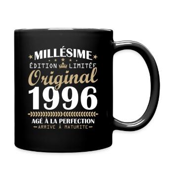 Vintage 1996 Original 30th Anniversary Gift - Full Colour Mug - black - Right