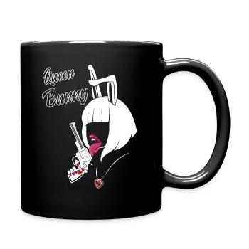 verliebt - Tasse einfarbig - Schwarz - Rechts