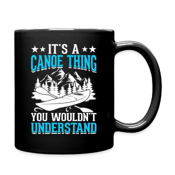 Kayak Kayaker Gifts Water Sports Outfits - Full Colour Mug - black - Right