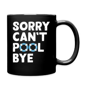 Schwimmen Wassersport Schwimmer Geschenke - Tasse einfarbig - Schwarz - Rechts
