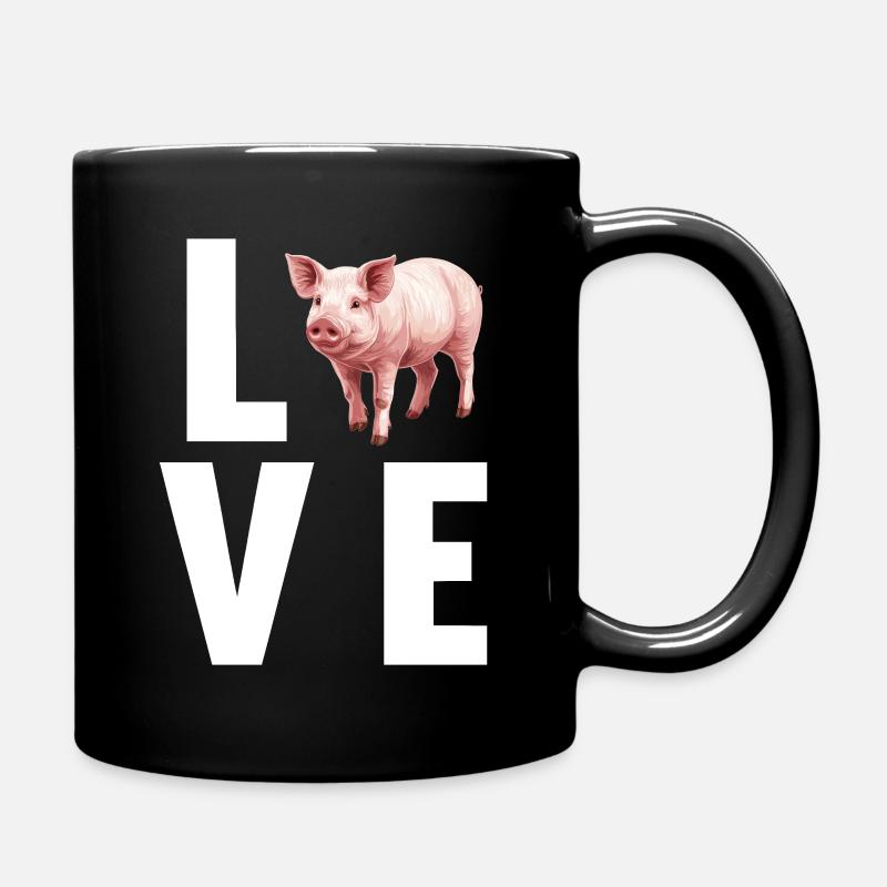 Cochon Cochon - Mug uni - noir
