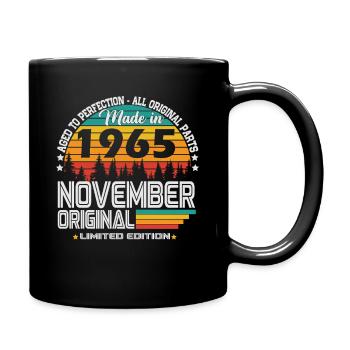 Novembre 1965 Vintage Rétro Anniversaire - Mug uni - noir - Droite