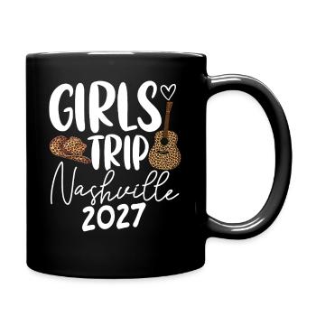 Girls Trip Nashville 2027 - Tasse einfarbig - Schwarz - Rechts