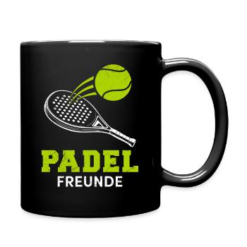 Padel Team PADEL FRIENDS Padel Games Fun - Full Colour Mug - black - Right