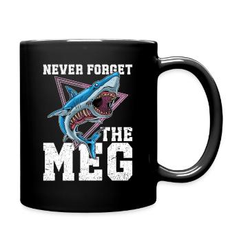 Équipe de recherche Megalodon Mégalodon Véritable Requin Dents de Mégalodon - Mug uni - noir - Droite