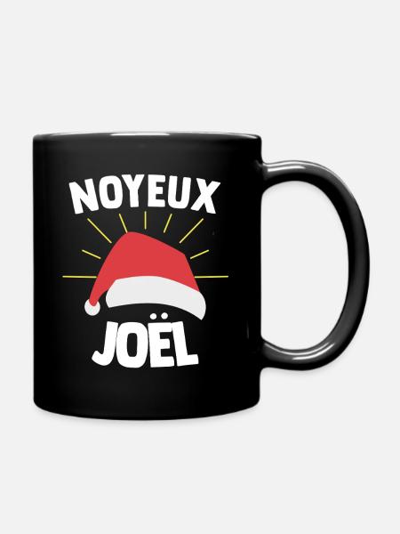 Noyeux Joël Humour Joyeux Noël Expression Drôle - Mug uni - noir