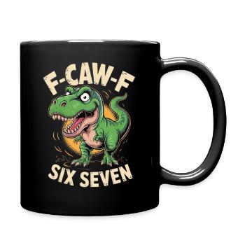Dino Roar F-Caw-F Six Seven - Full Colour Mug - black - Right