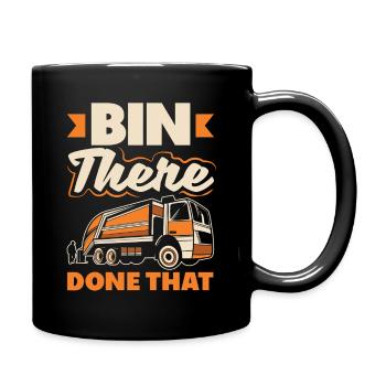 Garbage Day is my favorite day - Full Colour Mug - black - Right