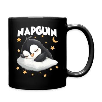 Cadeau pour les amateurs de manchots et les dormeurs - Mug uni - noir - Droite