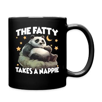 Un cadeau douillet pour les Dormeurs Panda - Mug uni - noir - Droite