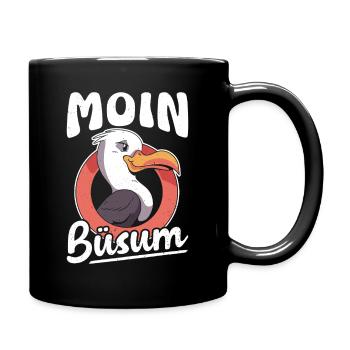 Vacances en mer du Nord MOIN BÜSUM Wadden Sea Drôle - Mug uni - noir - Droite