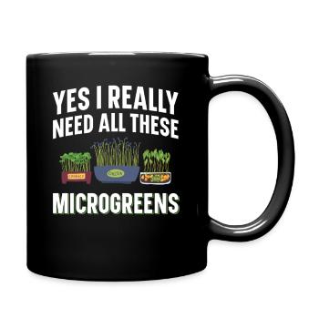 Microgreens Growing System Gartenset Spross - Tasse einfarbig - Schwarz - Rechts