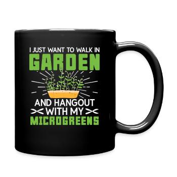 Kit de culture de micropousses Kit Gardener Supplies Sprout - Mug uni - noir - Droite
