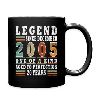Cadeau d’anniversaire de décembre 2005 - Mug uni - noir - Droite