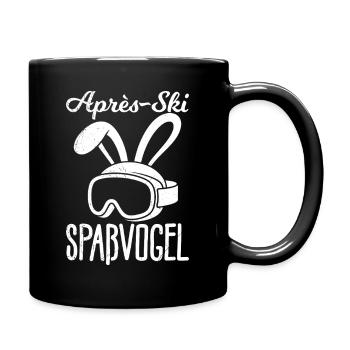 Après Moniteur de ski APRES-SKI BUNNY WARDEN DRÔLE - Mug uni - noir - Droite