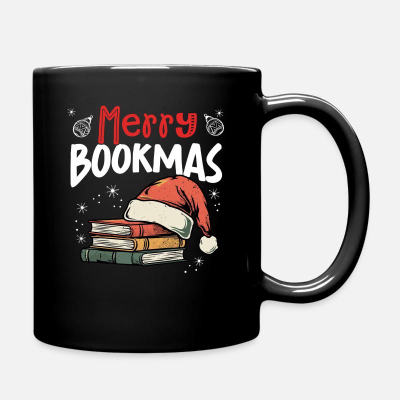 Joyeux Noël de livre, un Noël drôle pour - Mug uni - noir
