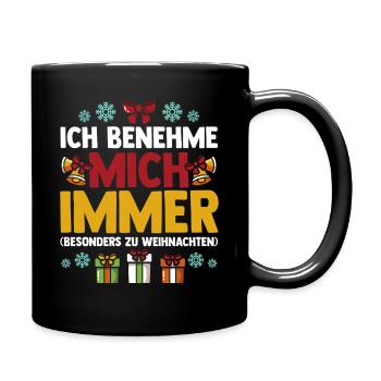 Santa Claus Christmas Time Christmas - Full Colour Mug - black - Right