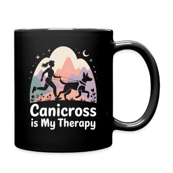 Canicross - Tasse einfarbig - Schwarz - Rechts
