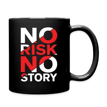 Pas de risque, pas d’histoire - Mug uni - noir - Droite