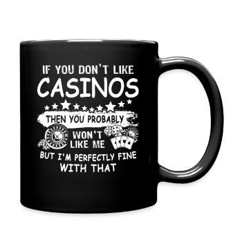 Casino - Mug uni - noir - Droite