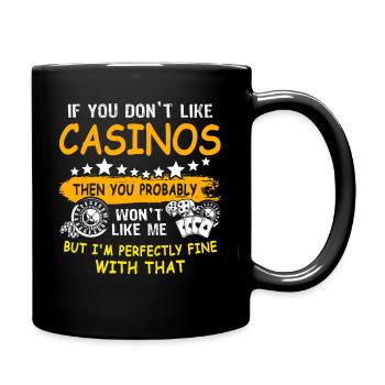 Casino Casino Game - Full Colour Mug - black - Right