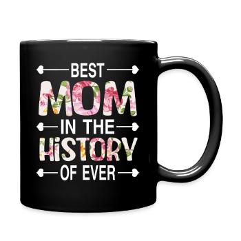 Mom Mom - Full Colour Mug - black - Right