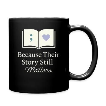 Suicide Loss Marche de souvenir Suicide - Mug uni - noir - Droite
