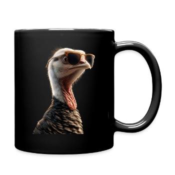 Dinde Poules Oiseaux Dinde - Mug uni - noir - Droite