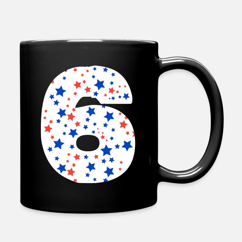 Numéro 6 - Mug uni - noir