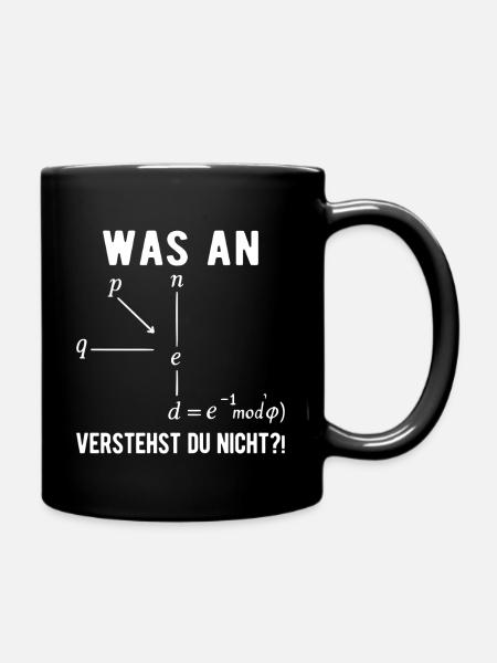 Informatiker Programmierer Computer Nerd Spruch  - Tasse einfarbig - Schwarz