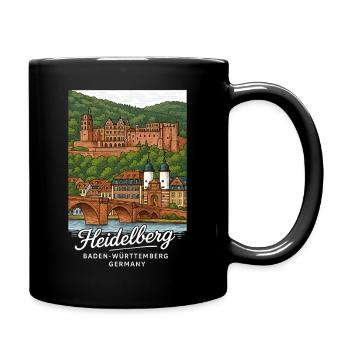 Heidelberg - Full Colour Mug - black - Right