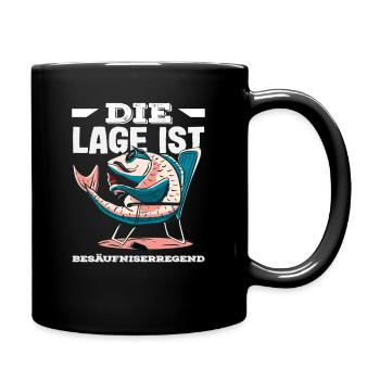 The location is drunken fish - Full Colour Mug - black - Right