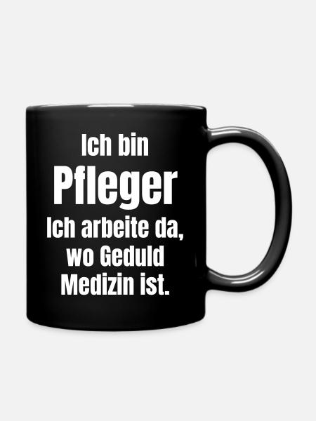 Je suis aidante. Patience. - Mug uni - noir