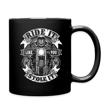 Conduis-la comme si tu l’avais volée Moto - Mug uni - noir - Droite