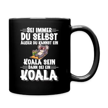 Koala - Full Colour Mug - black - Right