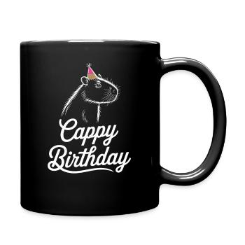 Capybara Anniversaire Cappy Anniversaire Drôle de capy - Mug uni - noir - Droite