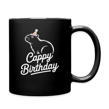 Capybara Anniversaire Cappy Anniversaire Drôle de capy - Mug uni - noir - Droite